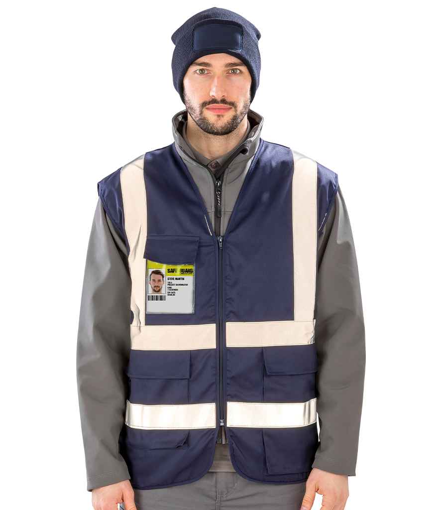 Result Safe-Guard Heavy Duty Poly/Cotton Security Vest Result Safe-Guard Heavy Duty Poly/Cotton Security Vest